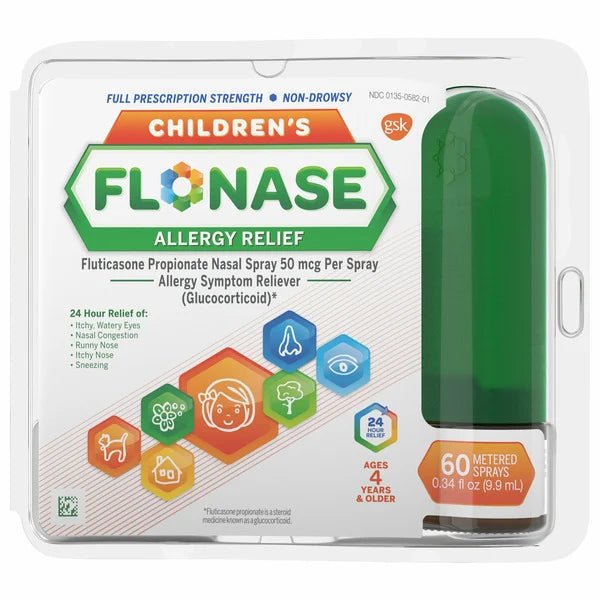 FLONASE Children's Allergy Nasal Spray, Children's Allergy Nasal Spray - Green Basket Marco Island