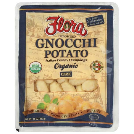 Flora Fine Foods Gnocchi, Potato, Organic, Classic 16 oz - Green Basket Marco Island