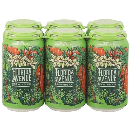 Florida Avenue Beer, Flipa, Florida's India Pale Ale 12 fl oz • 6 x 12 fl oz - Green Basket Marco Island