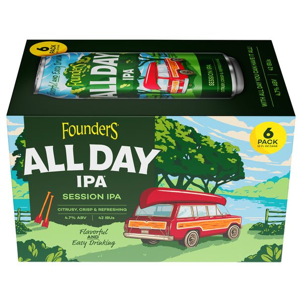 Founders Brewing All Day IPA, Session IPA Beer - Green Basket Marco Island
