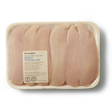 GreenWise All Natural Chicken Breast Tenderloins, Antibiotic Free - Green Basket Marco Island