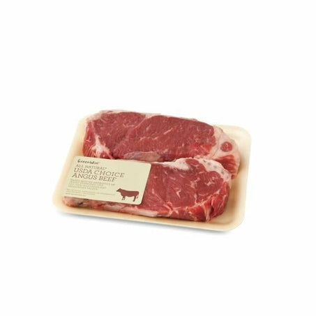 GreenWise Angus Beef Strip Steak, Boneless - Green Basket Marco Island