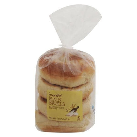 GreenWise Bagels, Plain - Green Basket Marco Island