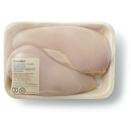 GreenWise Boneless Skinless Chicken Breast, USDA Grade A, Antibiotic - Free - Green Basket Marco Island
