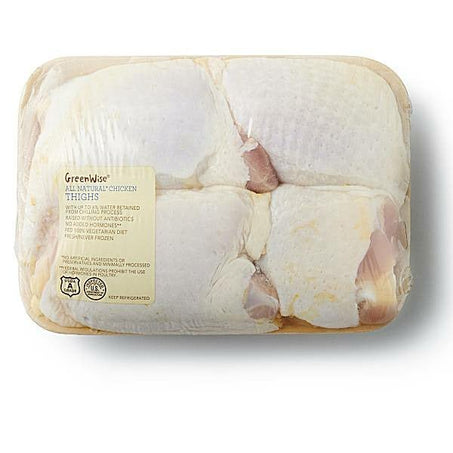 GreenWise Chicken Thighs, USDA Grade A, Antibiotic - Free - Green Basket Marco Island