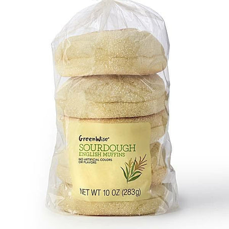 GreenWise English Muffins, Sourdough - Green Basket Marco Island
