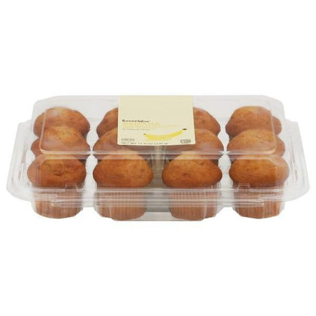 GreenWise Muffins, Banana, Mini 12 ct - Green Basket Marco Island