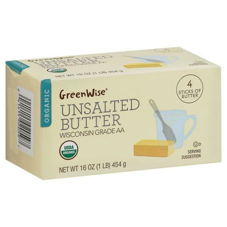 GreenWise Organic Unsalted Butter 16 oz - Green Basket Marco Island