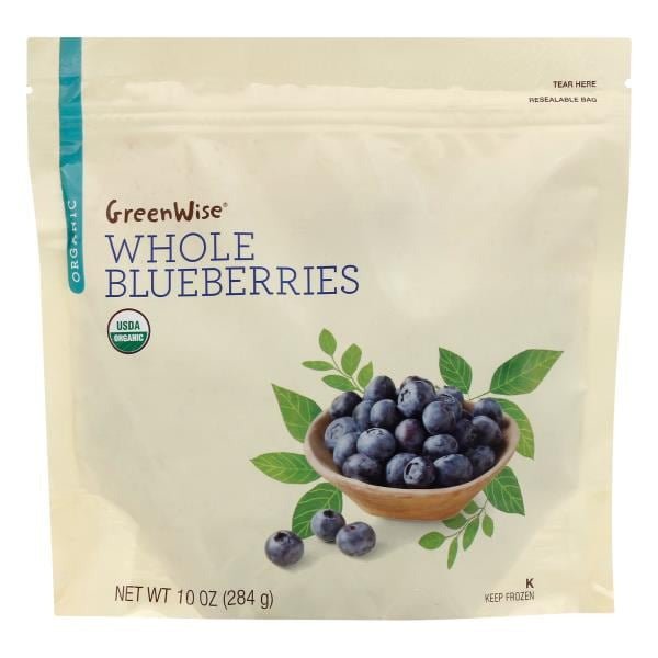 GreenWise Organic Whole Blueberries 10 oz - Green Basket Marco Island