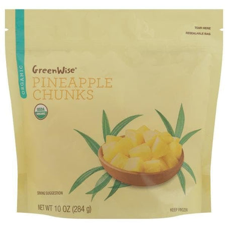 GreenWise Pineapple Chunks, Organic 10 oz - Green Basket Marco Island