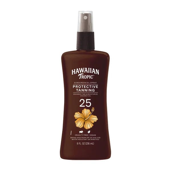 Hawaiian Tropic Oil Spray Sunscreen, SPF 25 - Green Basket Marco Island