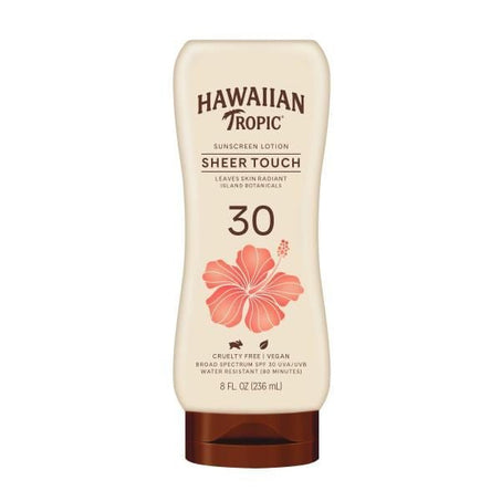 Hawaiian Tropic Sunscreen Lotion, Sheer Touch, Broad Spectrum SPF 30 - Green Basket Marco Island