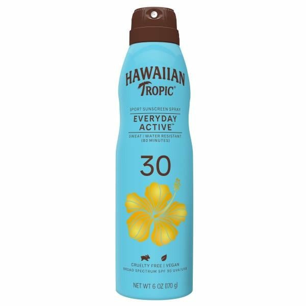 Hawaiian Tropic Sunscreen, Ultra Light, Light Tropical Scent, Broad Spectrum SPF 30 - Green Basket Marco Island