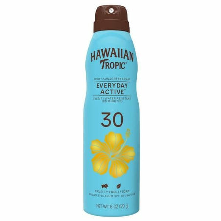 Hawaiian Tropic Sunscreen, Ultra Light, Light Tropical Scent, Broad Spectrum SPF 30 - Green Basket Marco Island