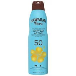 Hawaiian Tropic Sunscreen, Ultra Light, Light Tropical Scent, Broad Spectrum SPF 50 - Green Basket Marco Island