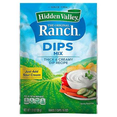 Hidden Valley The Original Ranch Dips Mix, 1.0 oz - Green Basket Marco Island