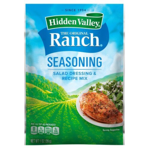 Hidden Valley The Original Ranch Seasoning Salad Dressing & Recipe Mix, 1 oz - Green Basket Marco Island