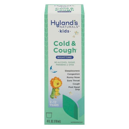 Hyland's Cold 'n Cough 4 Kids Night Time Syrup 4 fl oz - Green Basket Marco Island