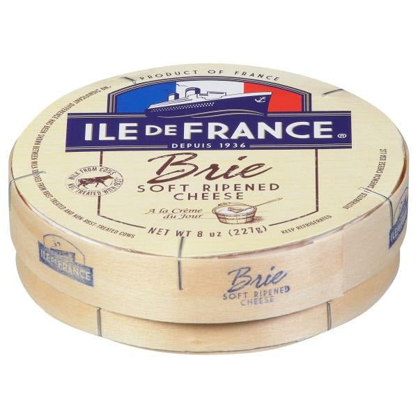 Ile de France Cheese, Soft Ripened, Brie 8 oz - Green Basket Marco Island