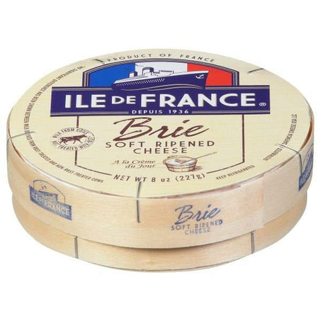 Ile de France Cheese, Soft Ripened, Brie 8 oz - Green Basket Marco Island
