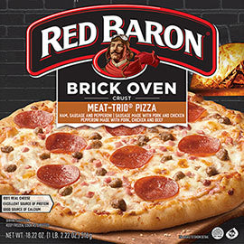 Red Baron Brick Oven MEAT-TRIO Pizza