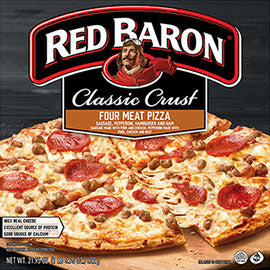 Red Baron Classic Crust Four Meat Pizza
