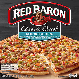 Red Baron Classic Crust Mexican Style Pizza