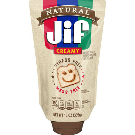 Jif Natural Squeeze Peanut Butter