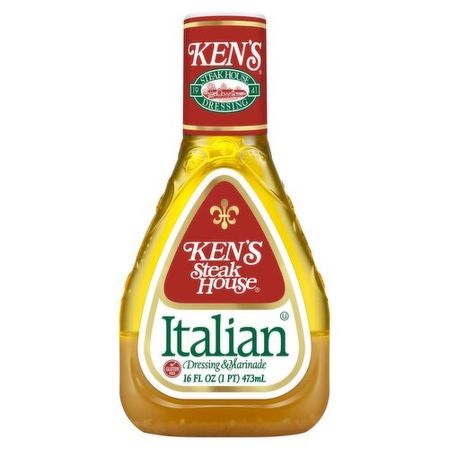 Ken's Steak House Italian Dressing & Marinade, 16 fl oz - Green Basket Marco Island