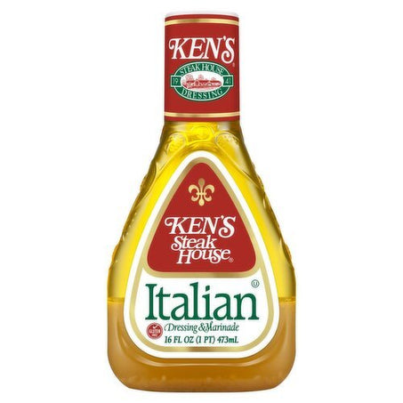 Ken's Steak House Italian Dressing & Marinade, 16 fl oz - Green Basket Marco Island