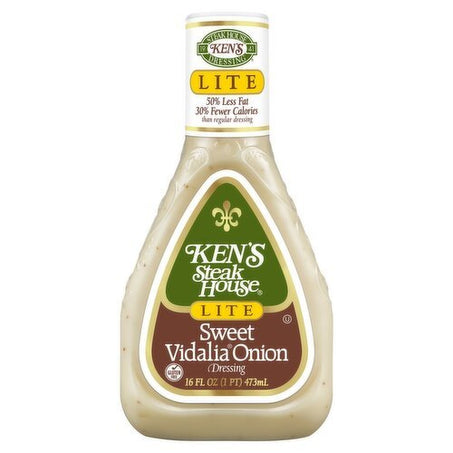 Ken's Steak House Lite Sweet Vidalia Onion Dressing, 16 fl oz - Green Basket Marco Island