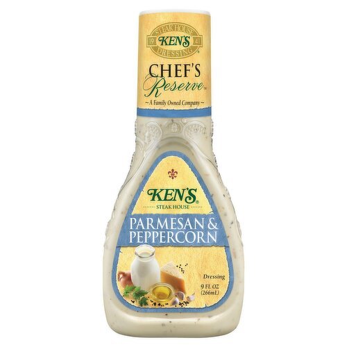 Ken's Steak House Parmesan & Peppercorn Dressing, 9 fl oz - Green Basket Marco Island