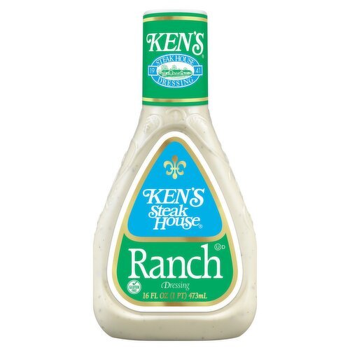 Ken's Steak House Ranch Dressing, 16 fl oz - Green Basket Marco Island
