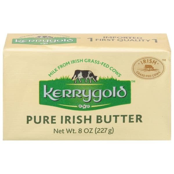 Kerrygold Grass - Fed Pure Irish Salted Butter Foil 8 oz - Green Basket Marco Island