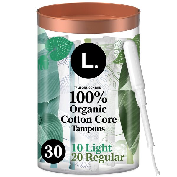L. Cotton Tampons Multipack - Light + Regular - Green Basket Marco Island