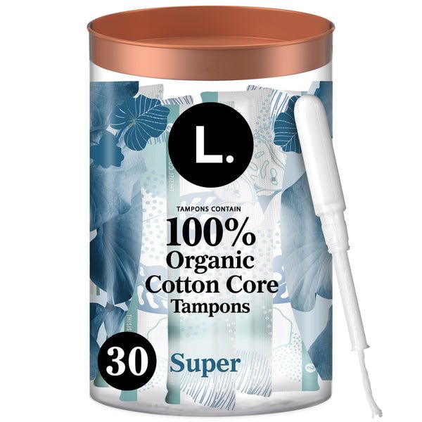 L. Organic Cotton Tampons Regular Absorbency - Green Basket Marco Island