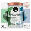 L. Organic Cotton Tampons Regular + Super Absorbency - Green Basket Marco Island