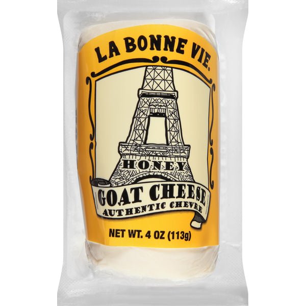 La Bonne Vie Goat Cheese, Honey 4 oz - Green Basket Marco Island