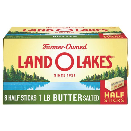 Land O Lakes Salted Butter in Half Sticks 1 lb - Green Basket Marco Island