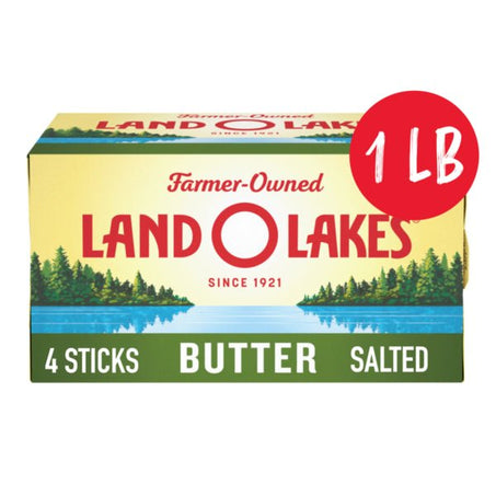 Land O Lakes Salted Butter, Made with Sweet Cream and Salt 1 lb - Green Basket Marco Island