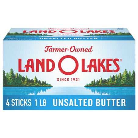 Land O Lakes Unsalted Butter, Made with Sweet Cream 1 lb - Green Basket Marco Island
