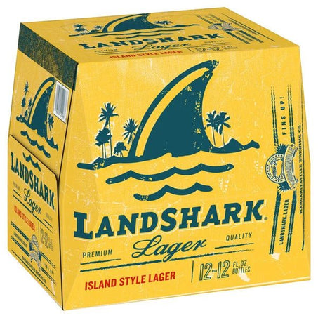 LandShark Island Style Lager Premium Beer 12 - 12 fl oz Bottles - Green Basket Marco Island