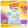 Glad ForceFlex Kitchen Drawstring Trash Bags 80 ct