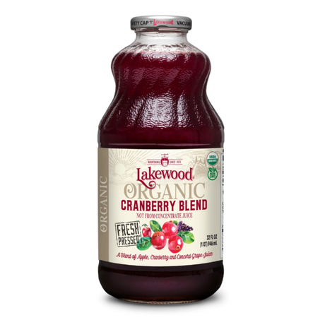 Lakewood Organic Cranberry Blend Juice, 32 fl oz