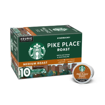 Starbucks Pike Place Medium Roast K-Cup Coffee
