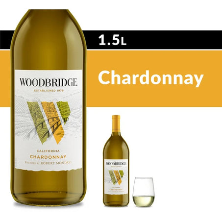 Woodbridge Chardonnay White Wine Bottle