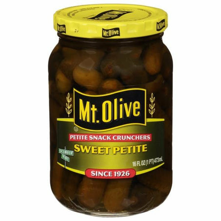 Mt. Olive Sweet Petite Snack Cruncher Pickles 16 fl oz