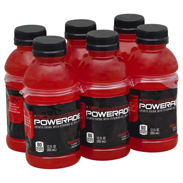 POWERADE Fruit Punch Sports Drink Bottles  • 8 x 12 fl oz