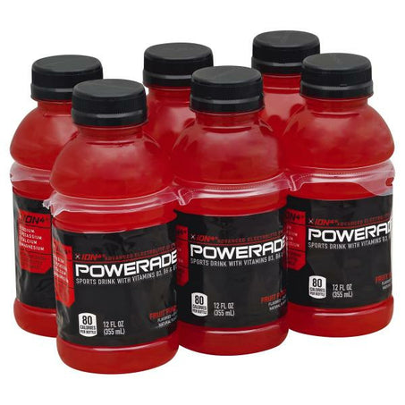 POWERADE Fruit Punch Sports Drink Bottles  • 8 x 12 fl oz