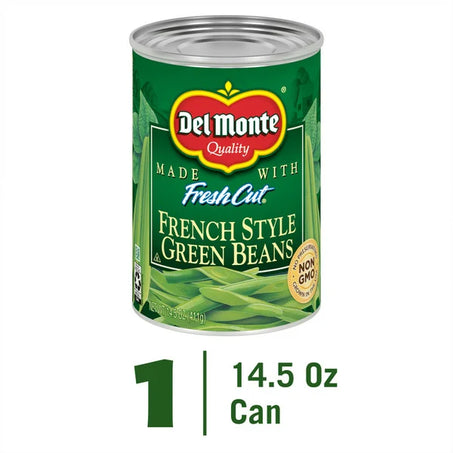 Del Monte BLUE LAKE French Style Green Beans, Canned Vegetables 14.5 oz